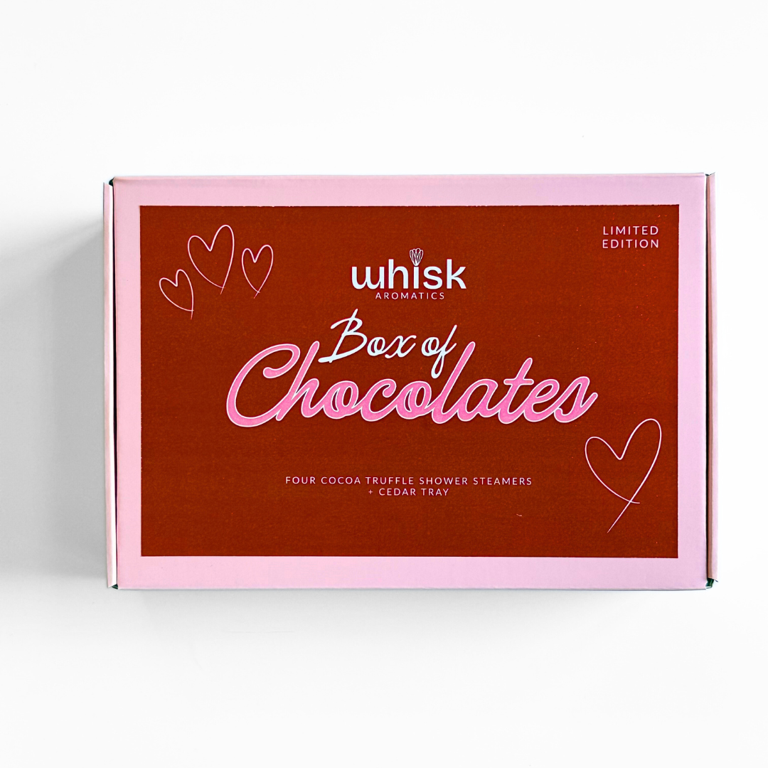 Box of Chocolates Shower Steamer angled view